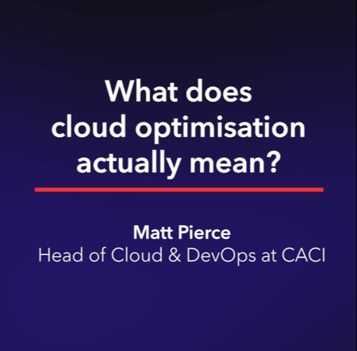Cloud optimisation