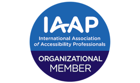 IAAP organizational member badge